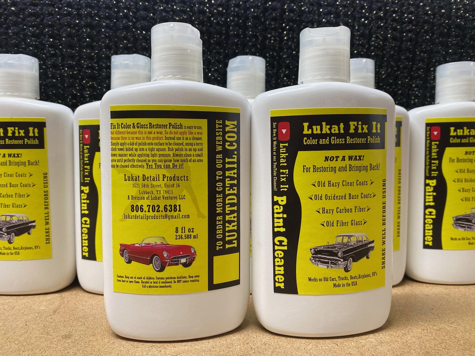 Lukat Fix It Old Clear Coat Restorer Polish This Is Not A Wax
